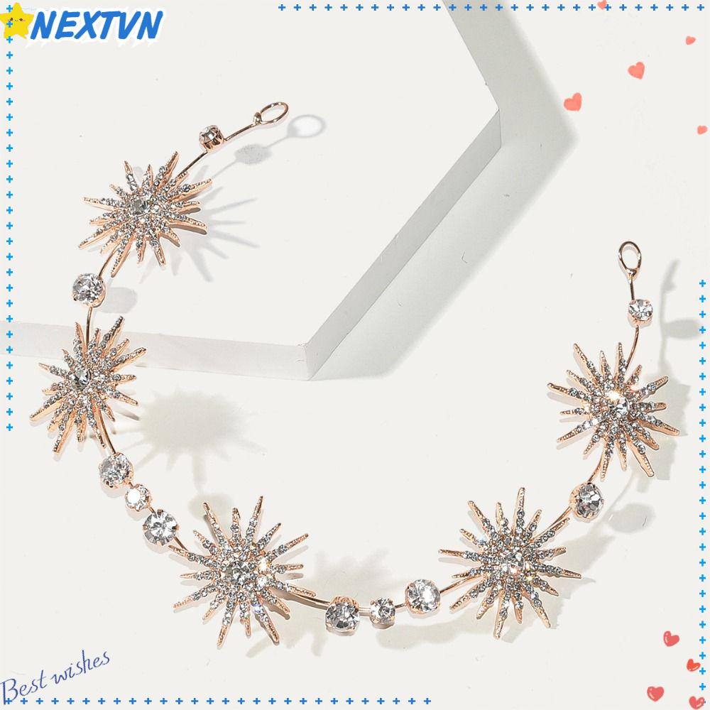 Vương Miện Ngôi Sao Trang Trí Tóc Cho Cô Dâu|Băng Đô Cài Tóc Cho Nữ