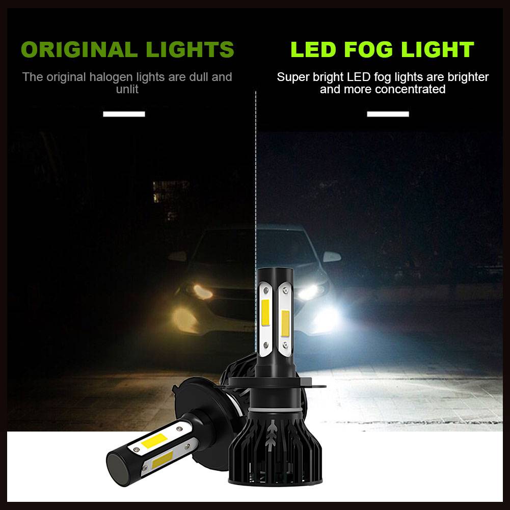 Bóng Đèn Phá Sương Mù K9 40W 6500K 6000LM H7 H8 H11 H4 Cho Xe Hơi