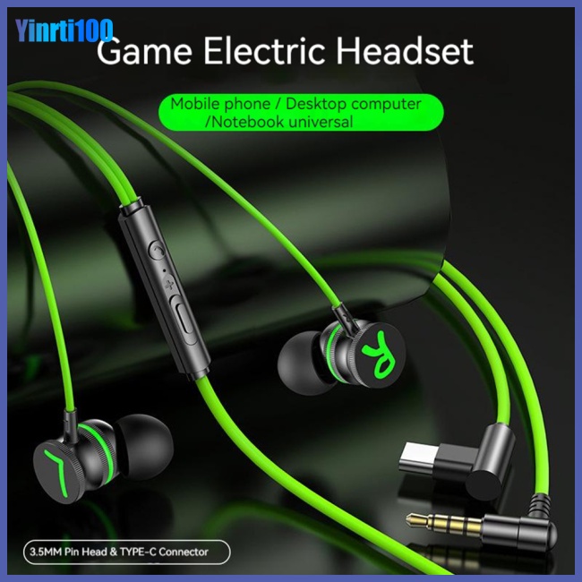 Tai Nghe Nhét Tai Jack C / 3.5mm Chuyên Dụng Cho Game Thủ