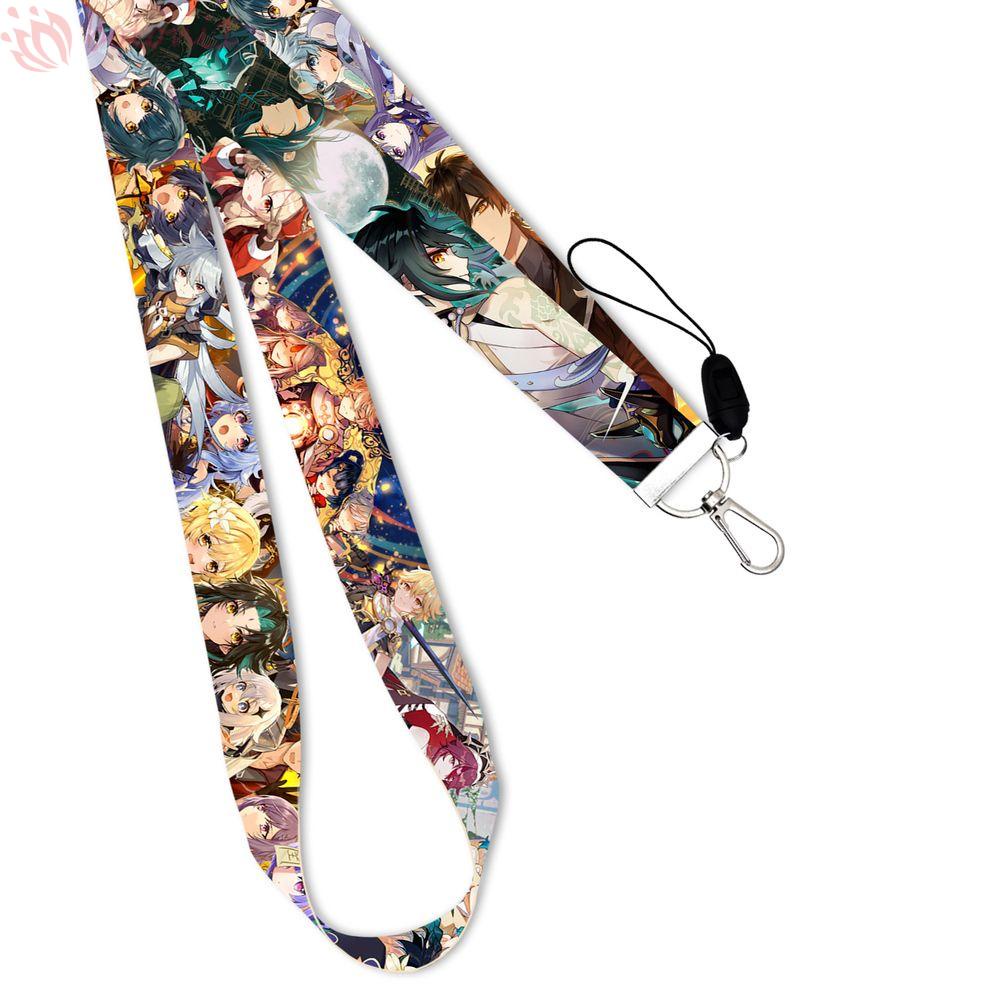 [COD] Dây Đeo Điện Thoại / Móc Khóa / Huy Hiệu Va Chạm Genshin Làm Quà Tặng Trang Sức Cho Trường Học