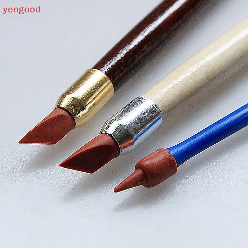 Bộ 3 Dụng Cụ Điêu Khắc Đất Sét Bằng Silicone Cao Su Hai Đầu