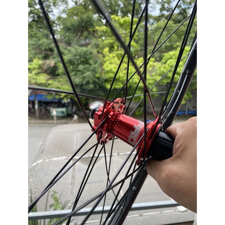 Bộ bánh xe đạp đùm cối nổ, vành Duroc 30 - 29 inch