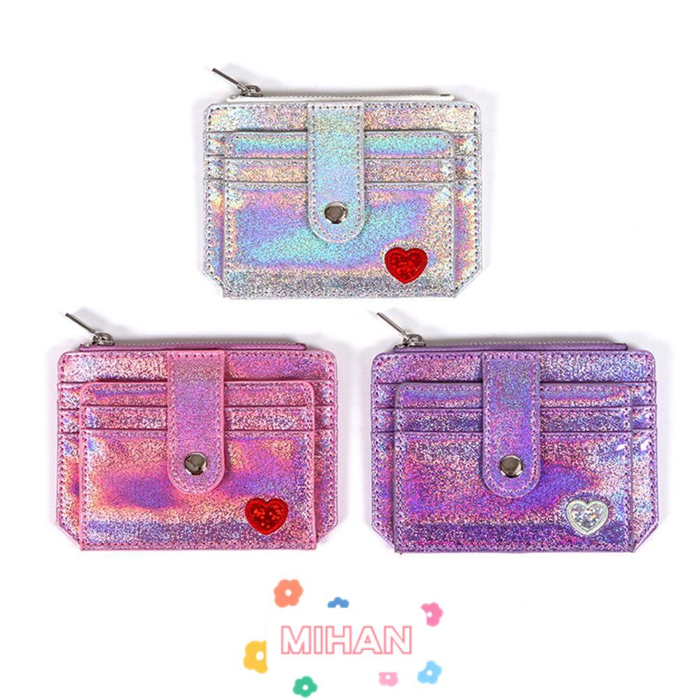 Ốp Điện Thoại Kèm Ví Đựng Thẻ Tín Dụng Đính Kim Sa Lấp Lánh MIHAN1