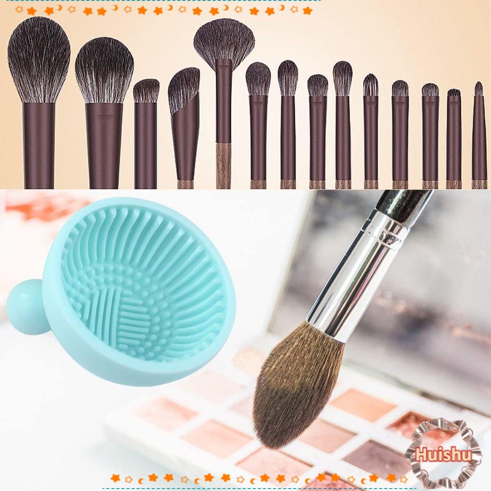 Dụng Cụ Vệ Sinh Cọ Trang Điểm Bằng Silicone Tiện Dụng Chất Lượng Cao