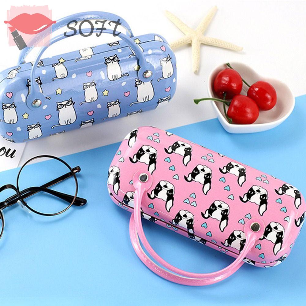 Túi Đựng Mắt Kính Bằng Da PU Có Tay Cầm Tiện Dụng