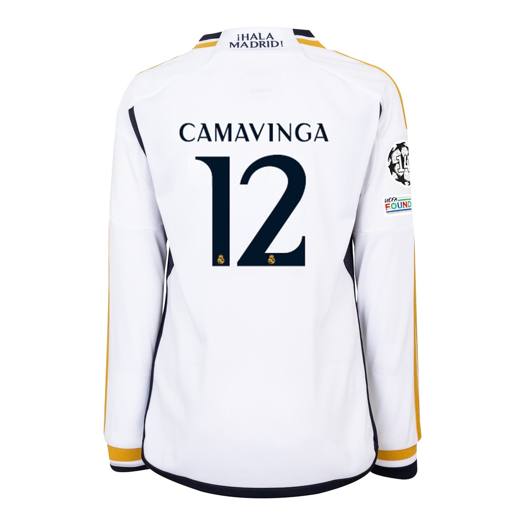 Áo Bóng Đá Dài Tay Real Madrid QY 2023-2024