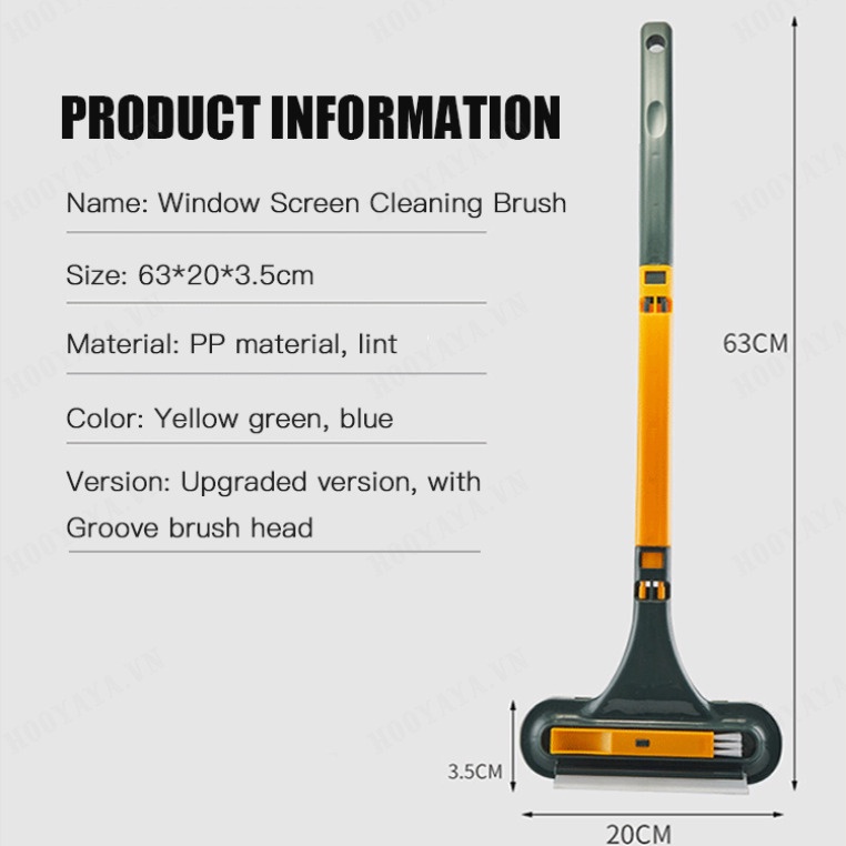 Bàn Chải Vệ Sinh Màn Hình Và Cửa Kính Tạm Thời Để Chà Rửa Vết Bẩn Stub