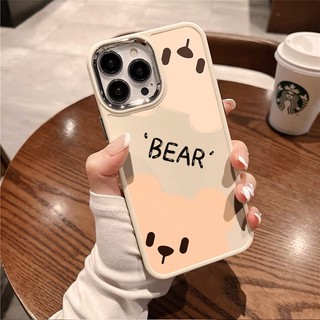 Ốp Điện Thoại Hình Gấu Dễ Thương Cho IPhone 11 12 Pro Max X XR XS Max SE 7 Plus 8 Plus 13 Pro Max 14 Pro Max