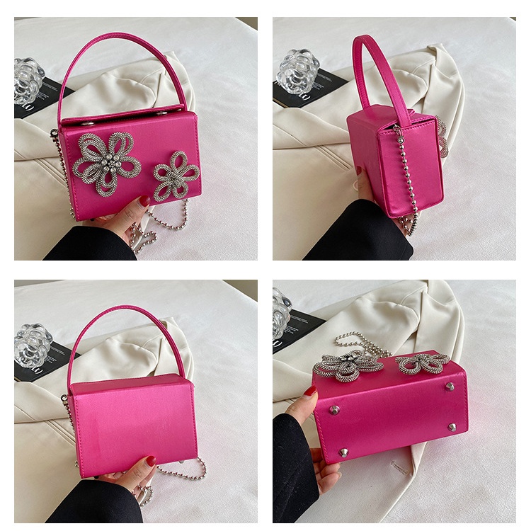 Túi Xách Đeo Chéo Hình Hộp Hoa Phong Cách Mới 2023 Cho Nữ