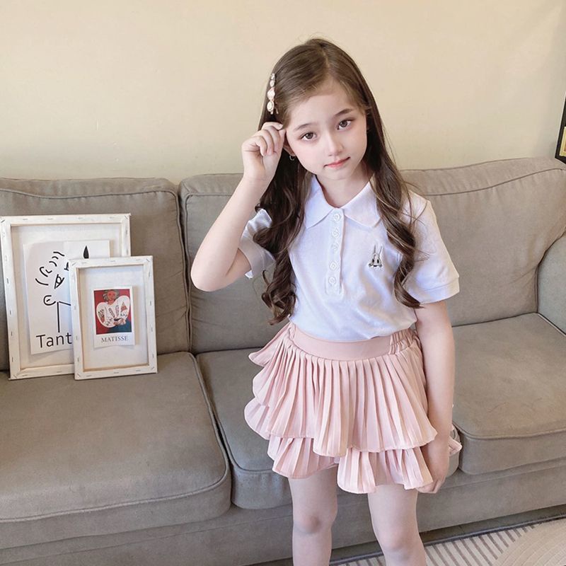 Chân Váy Pettiskirt Màu Trơn Phong Cách Phương Tây Thời Trang Mùa Hè 2023 Mới Cho Bé Gái