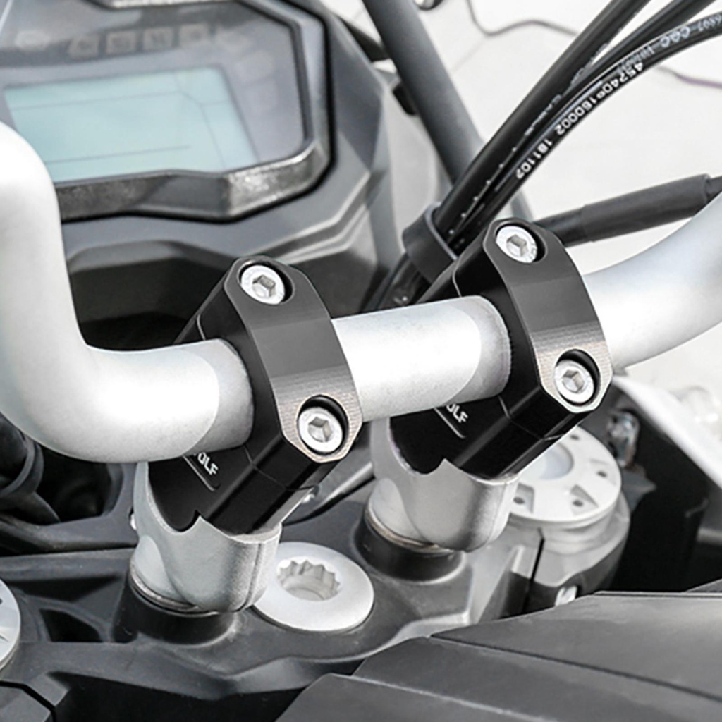 Thanh Nâng Tay Lái Xe Máy Bằng Nhôm Màu Đỏ 28mm