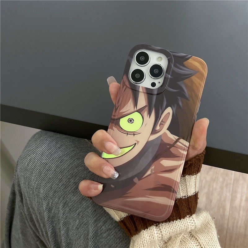 Ốp Điện Thoại Dẻo Màu laser Họa Tiết Hoạt Hình One Piece Cho IPhone14 14Pro 14ProMax 13 13Pro 13ProMax 12 12PRO 12ProMax 11