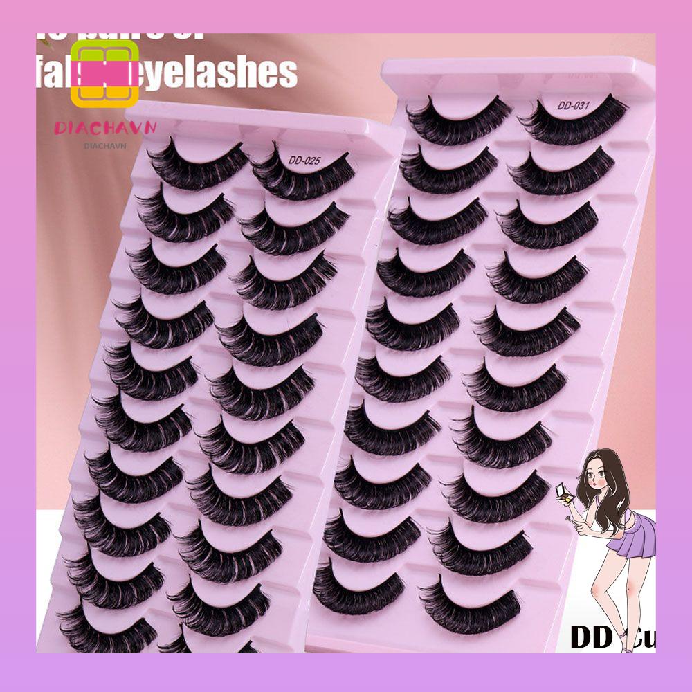 Lông Mi Giả Cong Tự Nhiên 10-23mm Có Thể Tái Sử Dụng