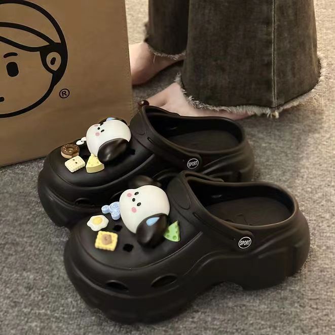 Dép đế cao Dép bánh mì Dép bánh mì Nữ Dép cross đế cao NEW AE5126