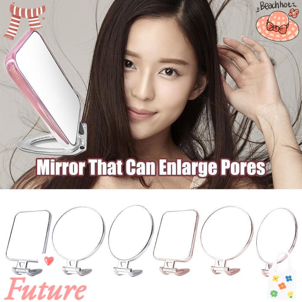 Gương Trang Điểm Cầm Tay Hình Vuông Đa Năng Tiện Dụng Mang Theo Du Lịch