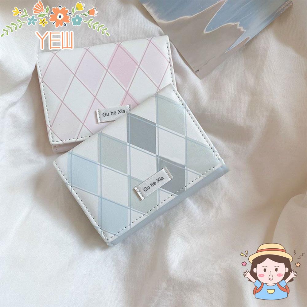 Ví Da PU Đựng Thẻ Tín Dụng Màu Xanh Dương Đơn Giản Cho Nữ