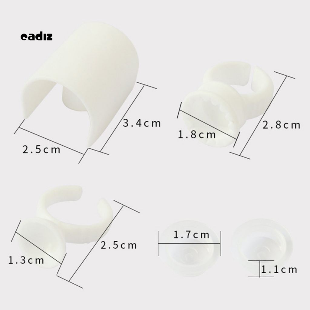 Bộ 5 Giá Đỡ Lông Mi Giả Hình Chữ U Bằng Nhựa Tiện Dụng Cho Nữ