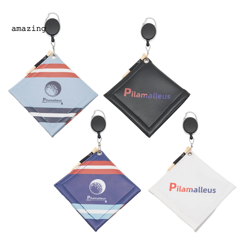 1 Bộ Khăn Lau Gậy Đánh Golf Mềm Mại Thấm Hút Tốt Kèm Móc Tiện Dụng