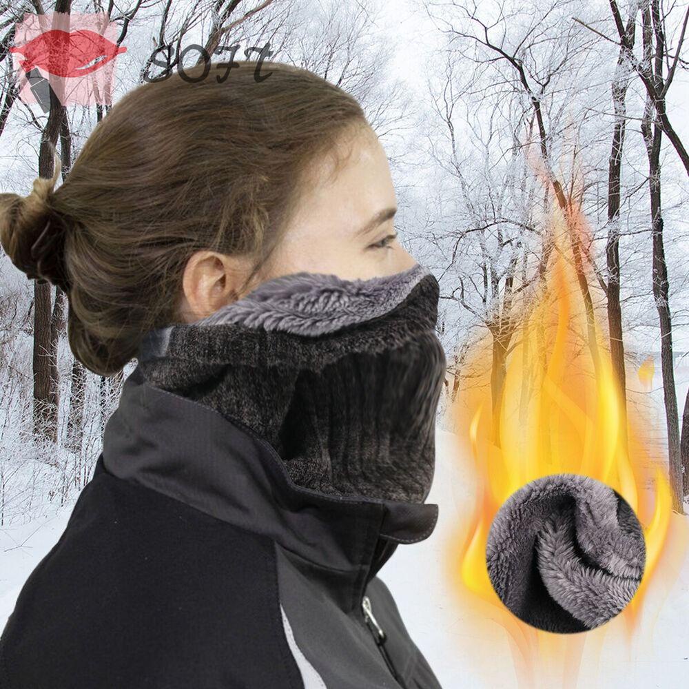 Khăn Choàng Cổ Hai Lớp Bằng Lông Cừu Dày Dặn Chống Gió Thời Trang Mùa Đông