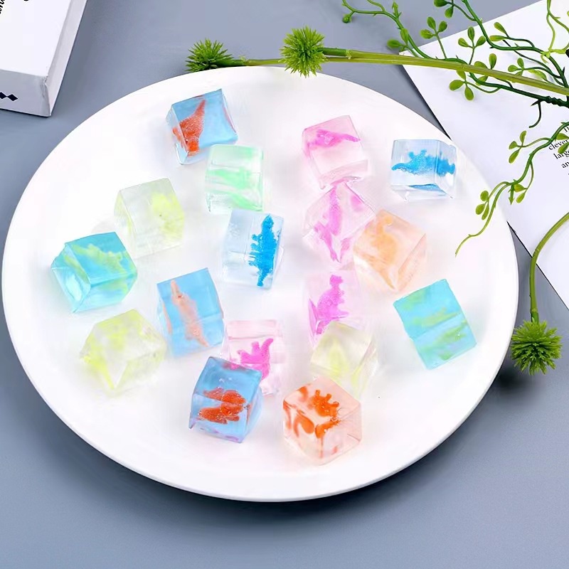 Khối Đá Hổ Phách Đồ Chơi Chất Lượng Cao