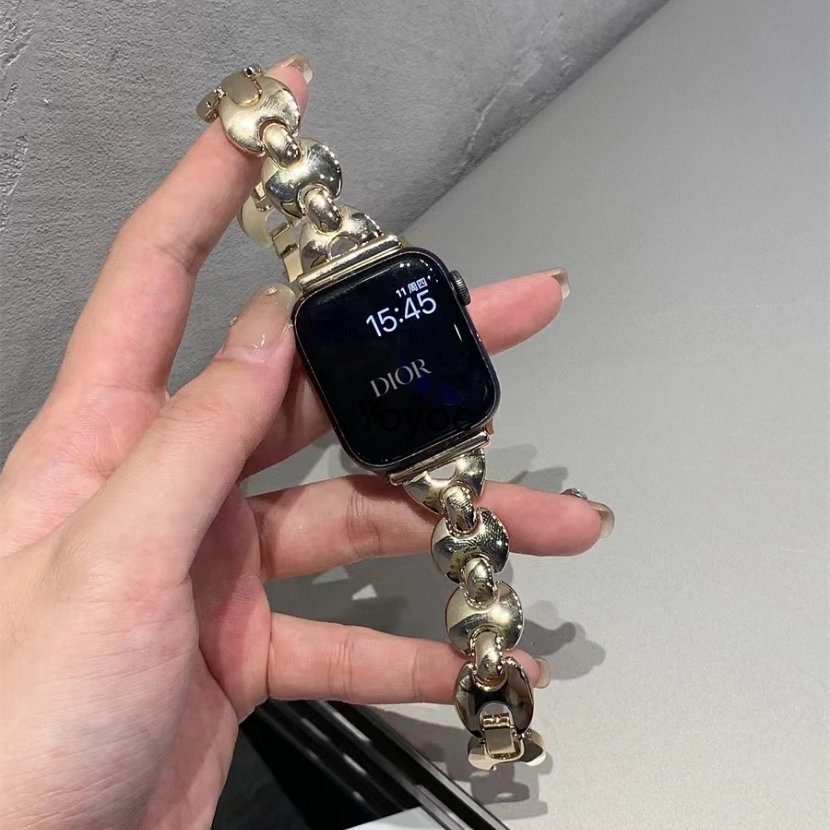 Dây Đeo Inox Cho Đồng Hồ Thông Minh Apple Watch Series 7 8 6 SE 5 4 3 49mm 44mm 40mm 42mm 45mm 41mm