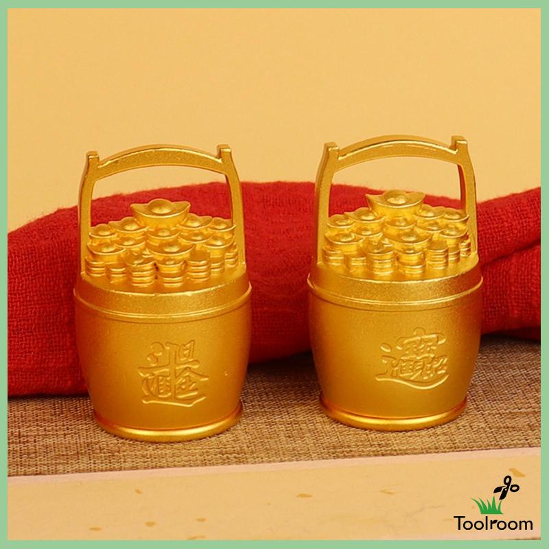 Xô Đựng Hạt Bắp Bằng Đồng Thau May Mắn Sáng Tạo