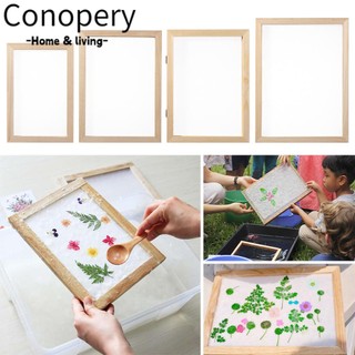 Conopery lưới làm giấy CONOPERY bằng gỗ tự nhiên nhiều kích thước làm đồ thủ công DIY