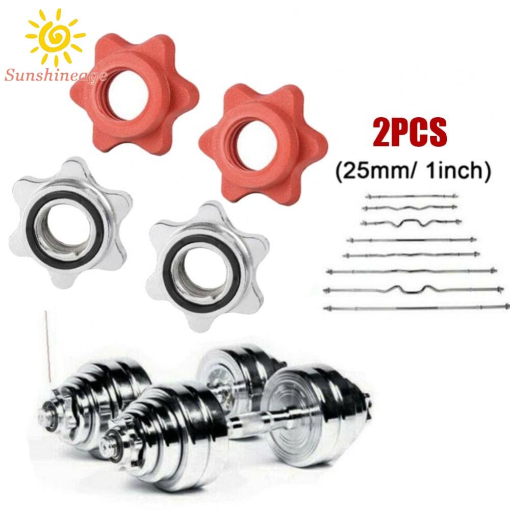 Set 2 Đai Ốc Khóa Kẹp Thanh Tạ Dạng Xoay Tiện Dụng