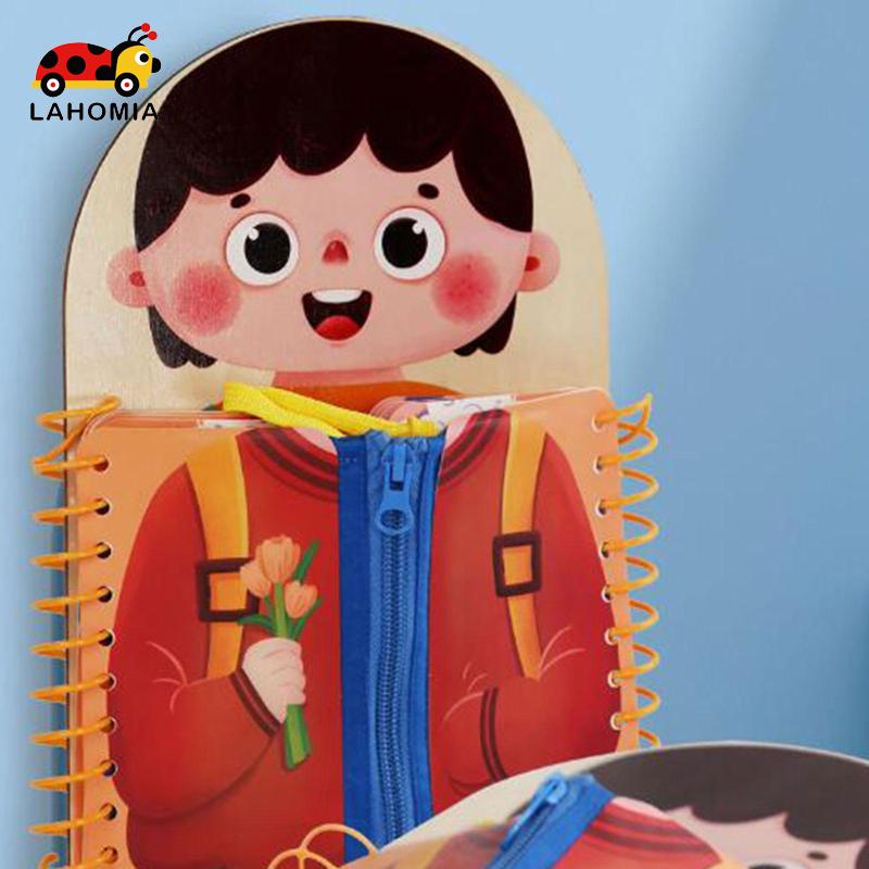 LAHOMIA Bảng Đồ Chơi Busy Bằng Nhựa Theo Phương Pháp Life Montessori Cho Bé