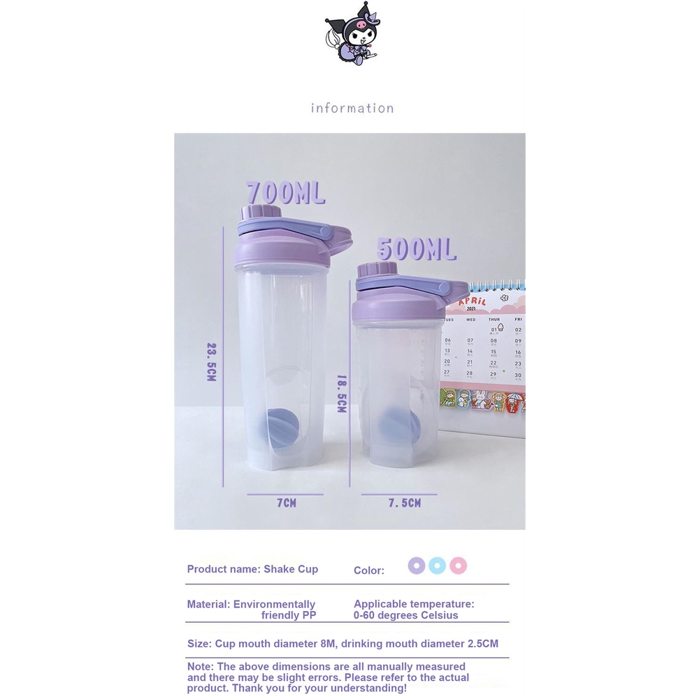 Bình Nước 700ml Có Ống Hút Chống Rò Rỉ Họa Tiết Hoạt Hình Dễ Thương Cho Bé