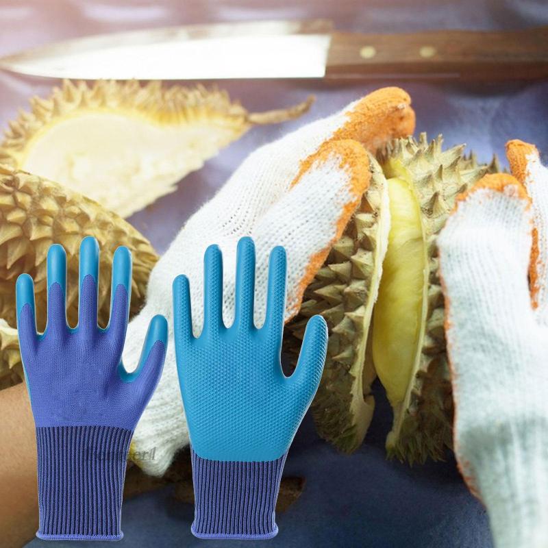 1 Găng Tay Lột Vỏ Trái Sầu Riêng Làm Vườn