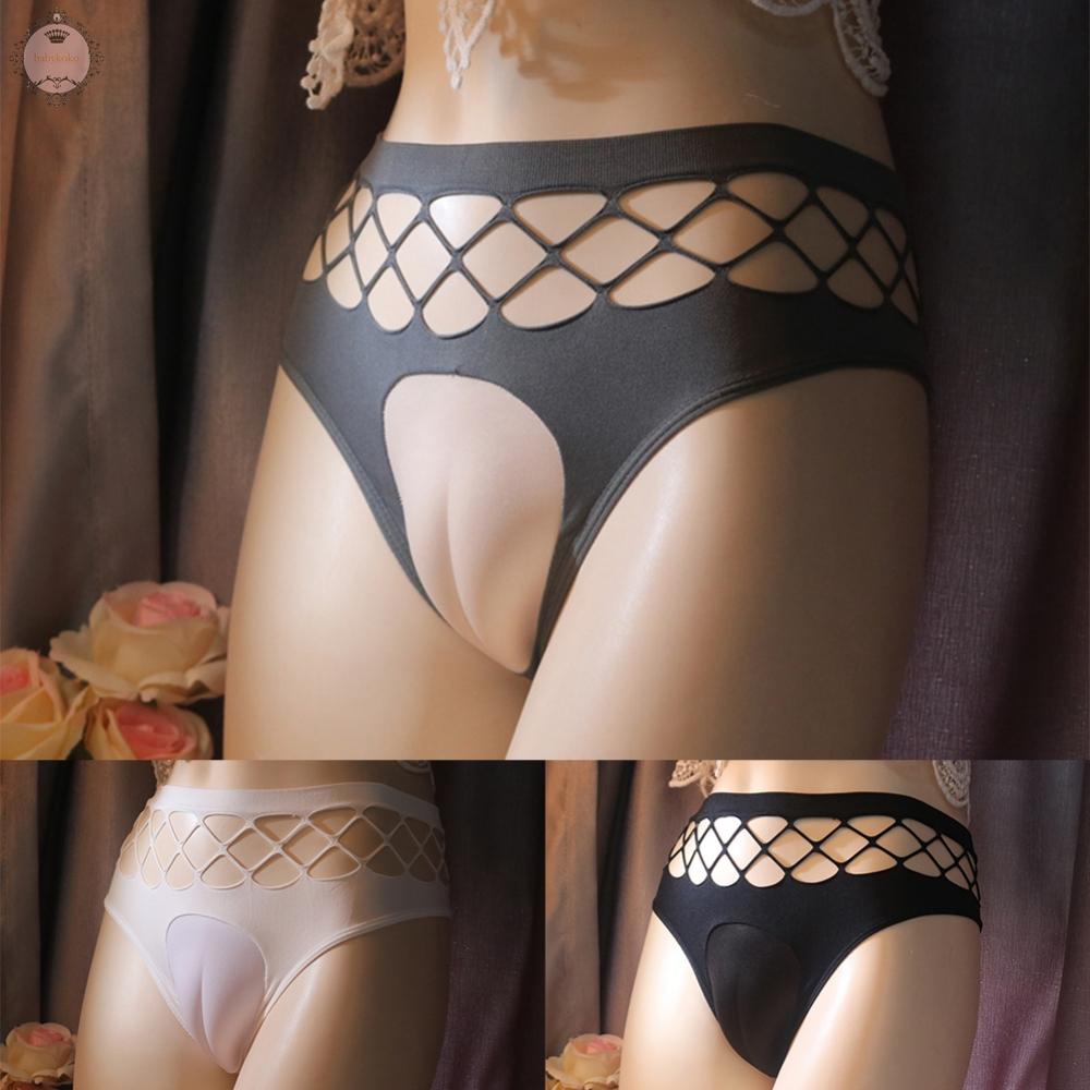 Shaping Underwear for Crossdresser Men Camel Toe Panties with T Back Gaff Thongs