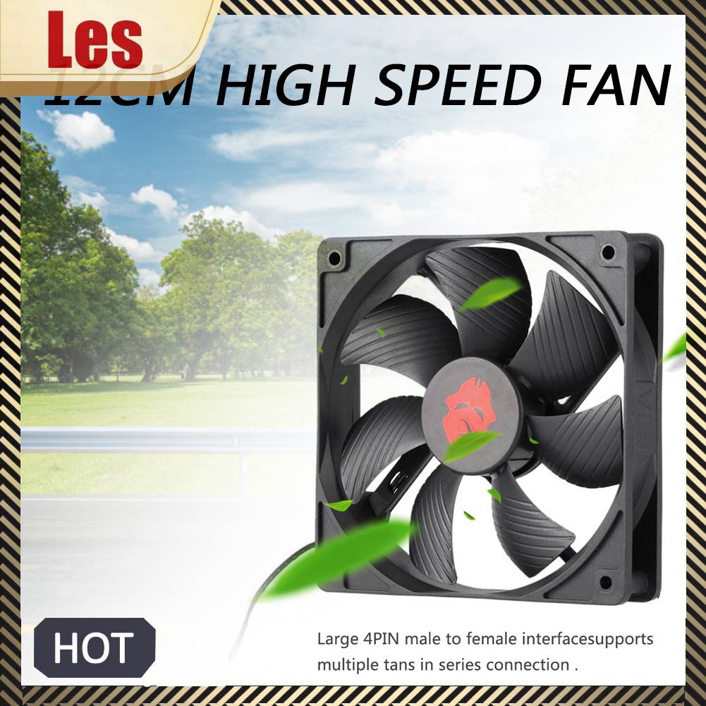 Quạt Tản Nhiệt 12cm 4 Pin Tốc Độ Cao Cho Máy Tính