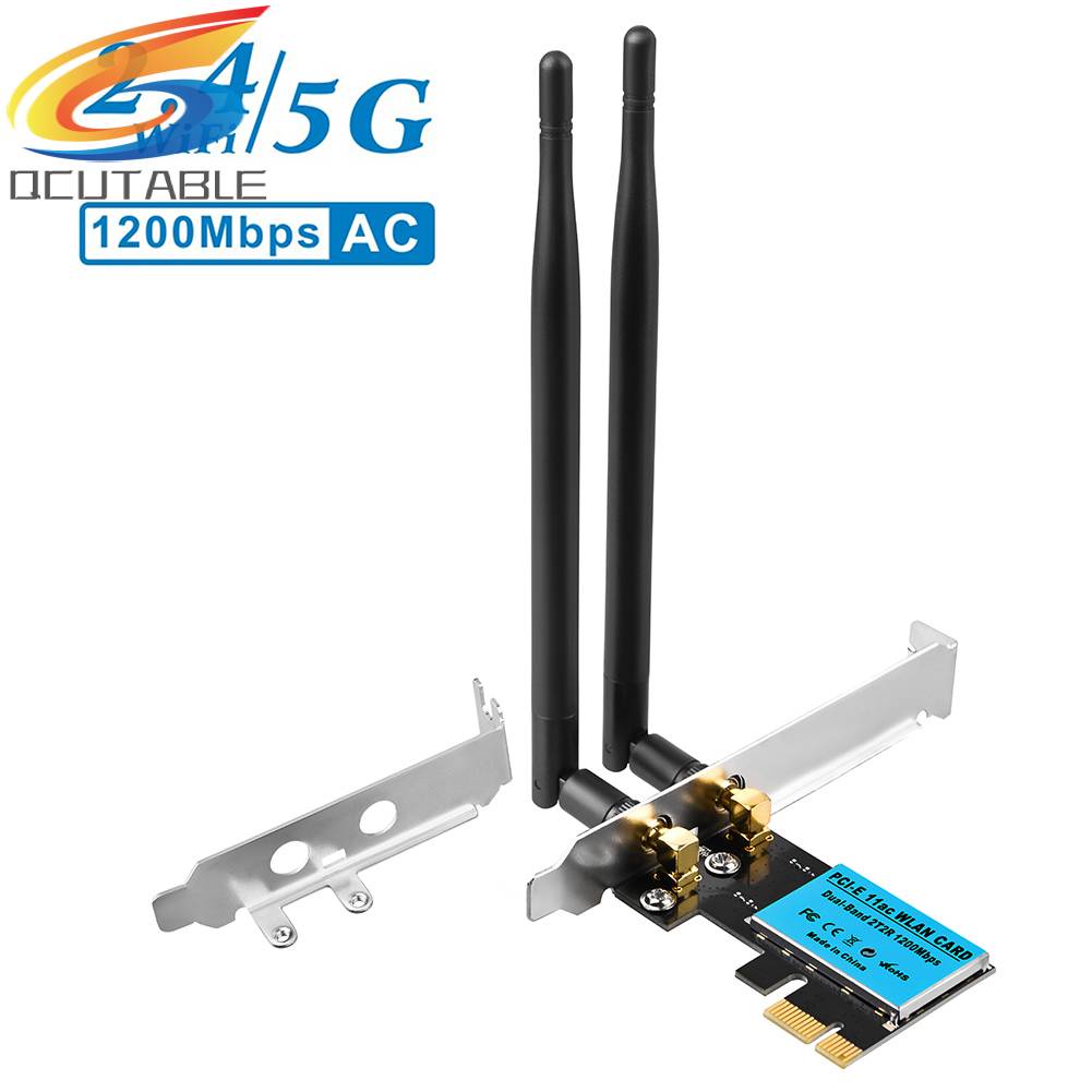 Thẻ Mạng Không Dây 2.4G / 5GHz 1200Mbps