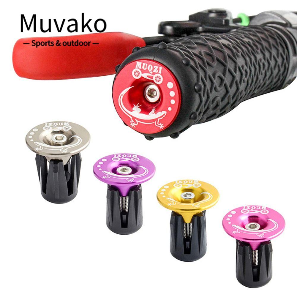 MUVAKO 2 Nút Chặn Tay Cầm Xe Đạp Leo Núi  8 Màu