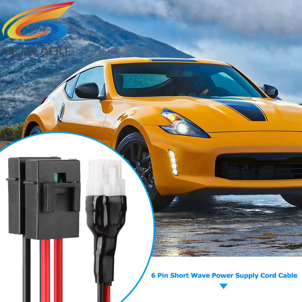 Dây Cáp Nguồn Sóng Ngắn 1m 3.3ft 30A 6Pin Dành Cho Radio Yaesu FT-857D FT-897D