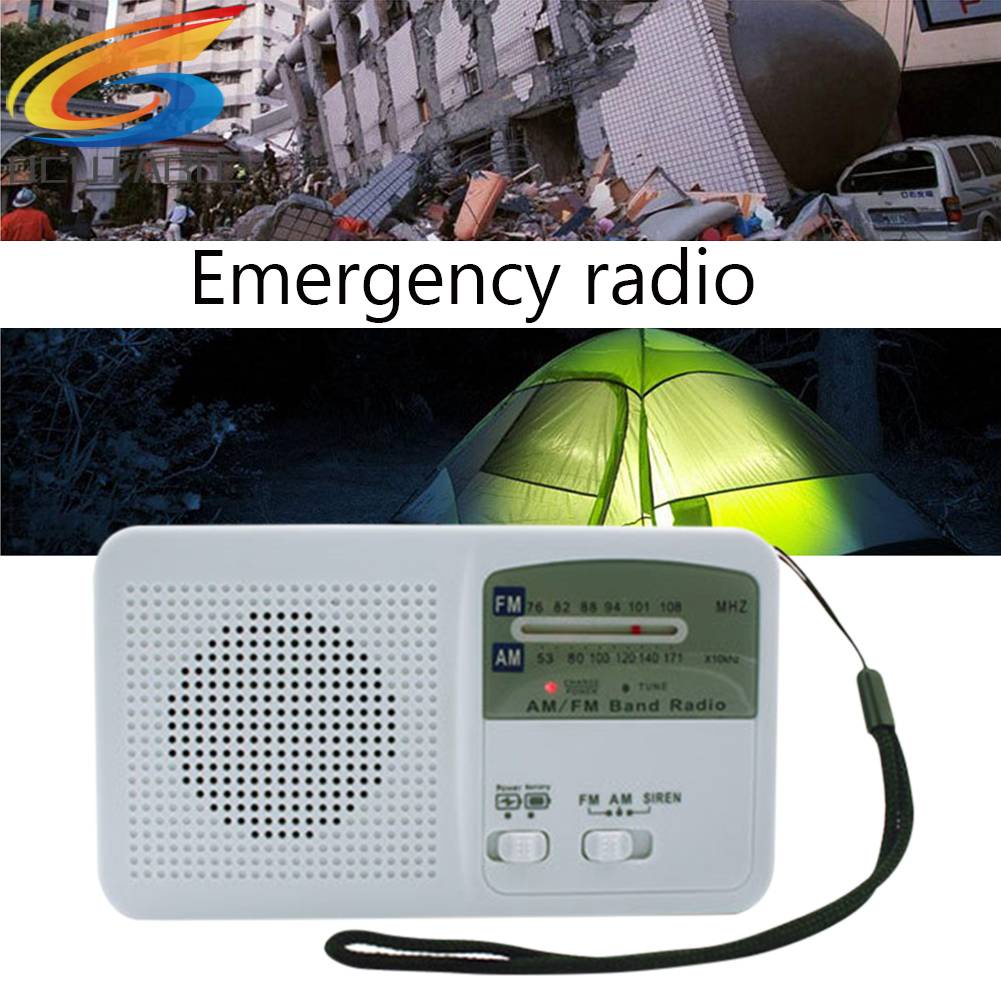 Radio Khẩn Cấp Có Đèn LED Sử Dụng Năng Lượng Mặt Trời