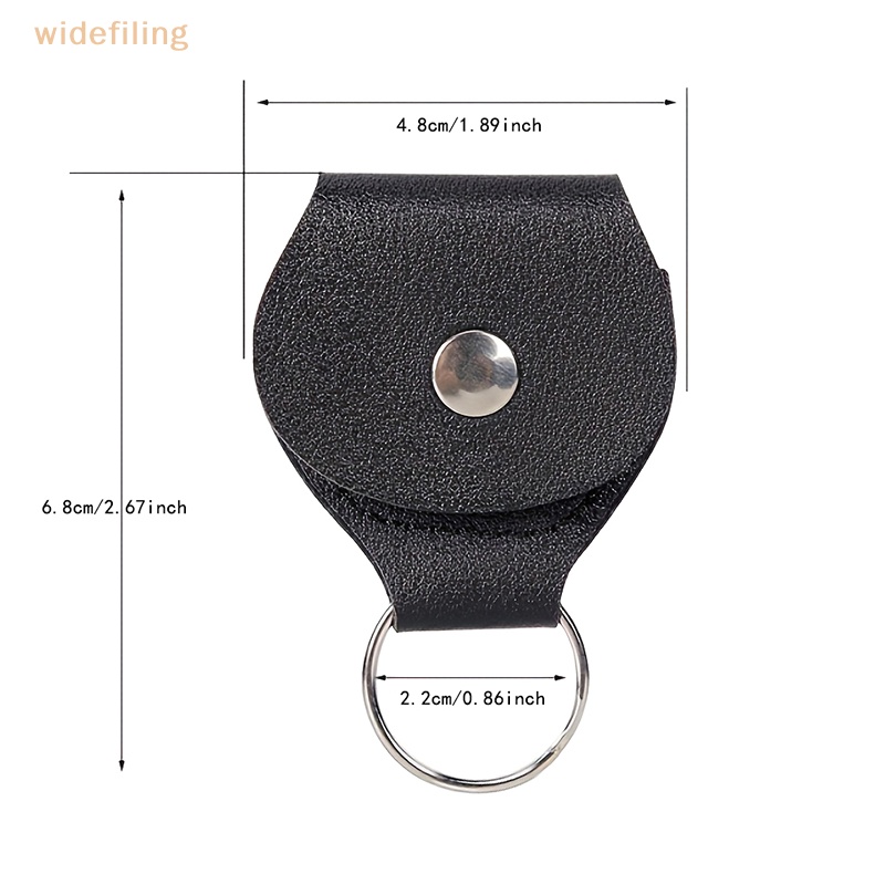 Túi Da Đựng Miếng Gảy Đàn Guitar Gắn Móc Khóa Tiện Dụng