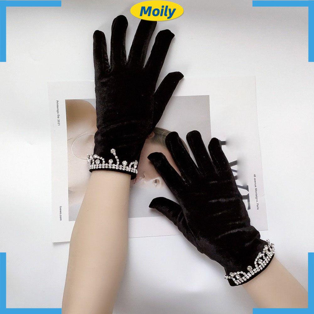 MOILYVN Găng Tay Dự Tiệc Hóa Trang Dành Cho Nữ