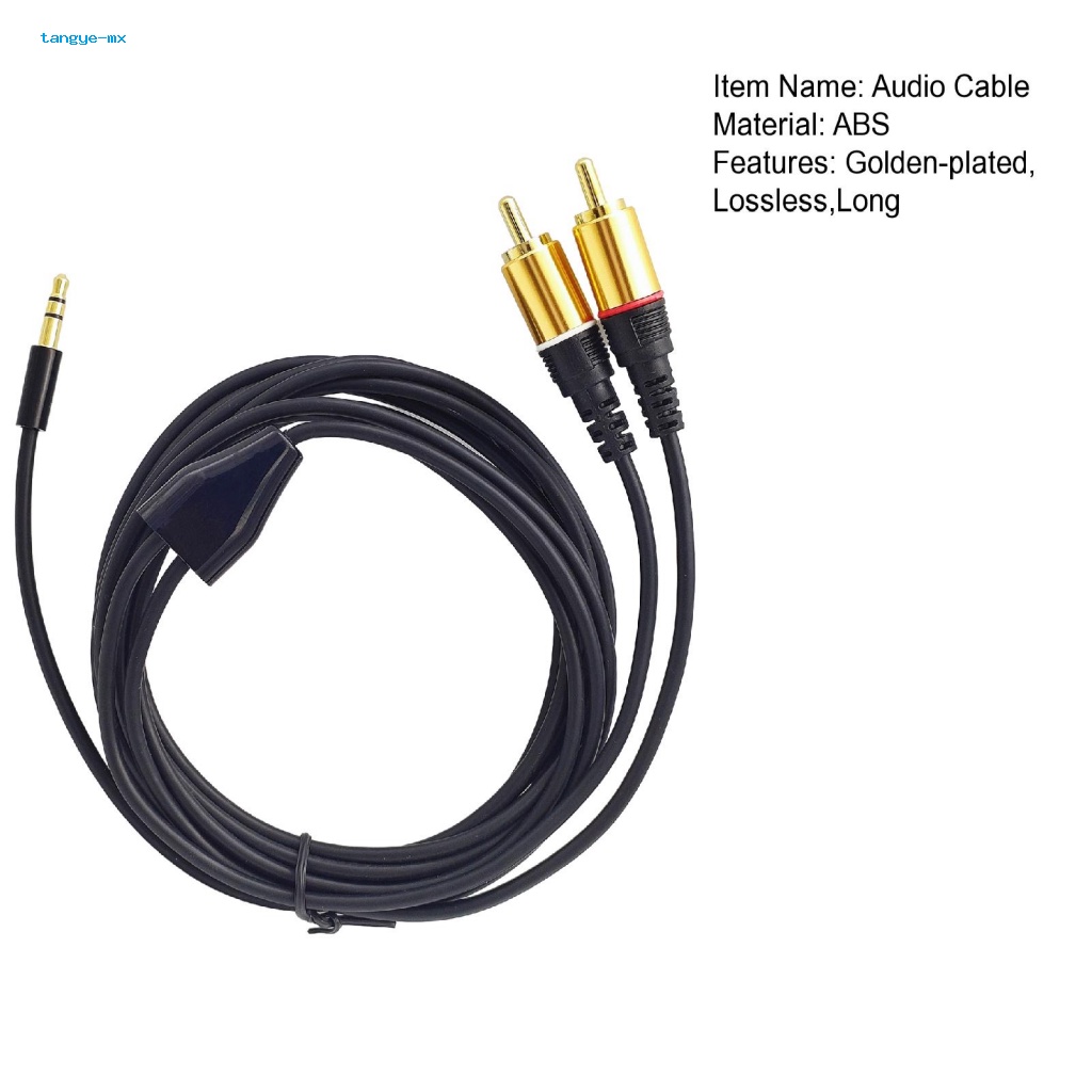 Cáp Âm Thanh Chữ Y Mạ Vàng Chuyển Đổi Từ Đầu Cắm 3.5mm Sang 2RCA Chuyên Dụng