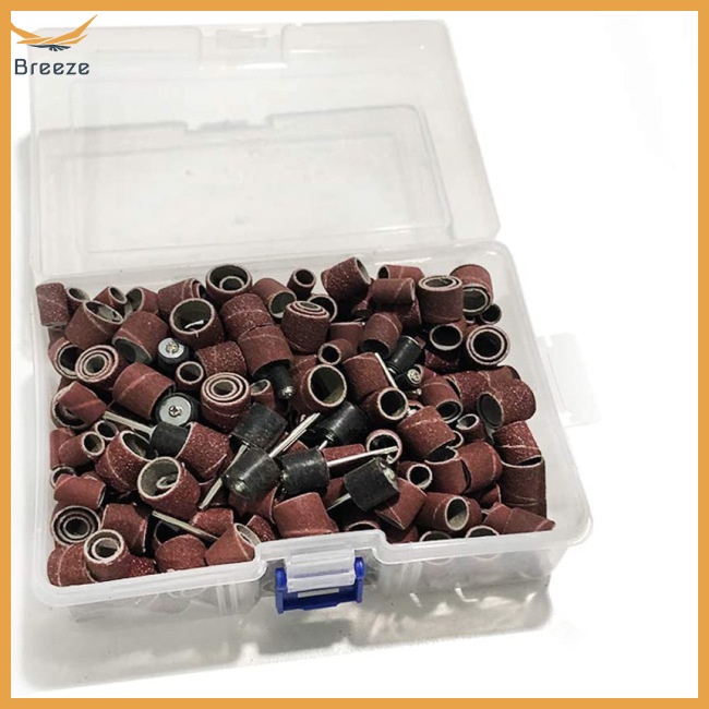 Bộ 384 Cái Gồm 360 Miếng Nhám Đánh Bóng Móng Tay Và 24 Đầu Mài