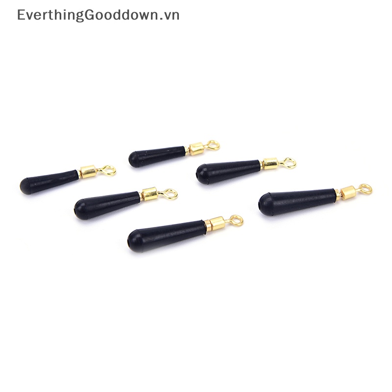 Everthinggooddown 20 Phao Câu Cá Bằng Cao Su Đầu Đồng Thau