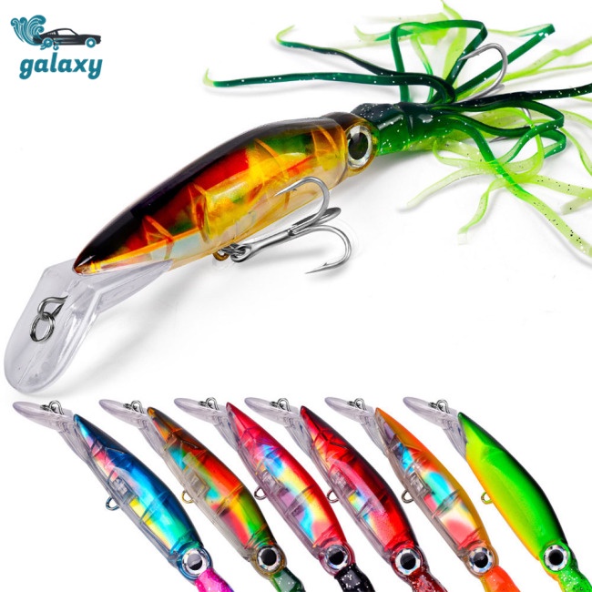 Galaxy Mồi Giả Nhử Cá Hình Bạch Tuộc 14cm / 40g Bằng Nhựa Cứng