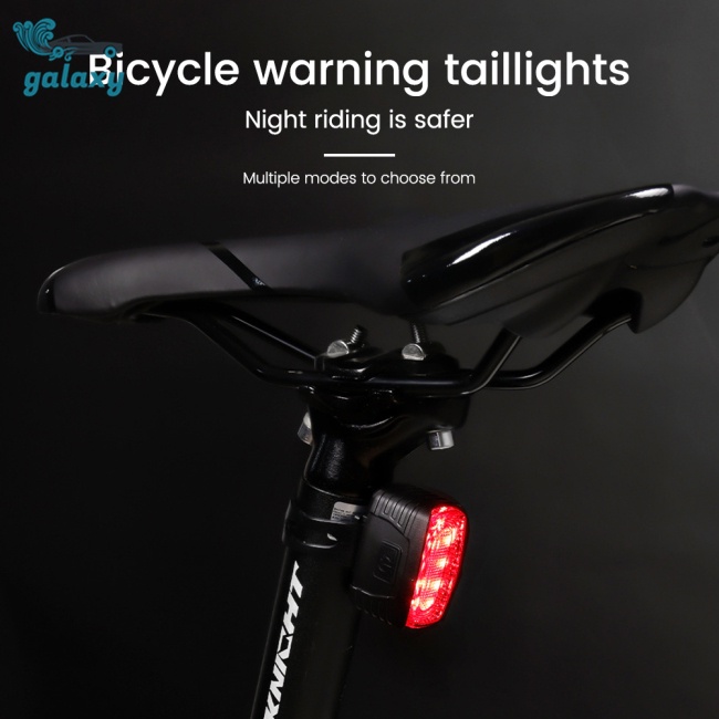 Galaxy Bộ 2 Đèn Led Cảnh Báo Trọng Lượng Nhẹ Chống Thấm Nước Cho Xe Đạp Leo Núi