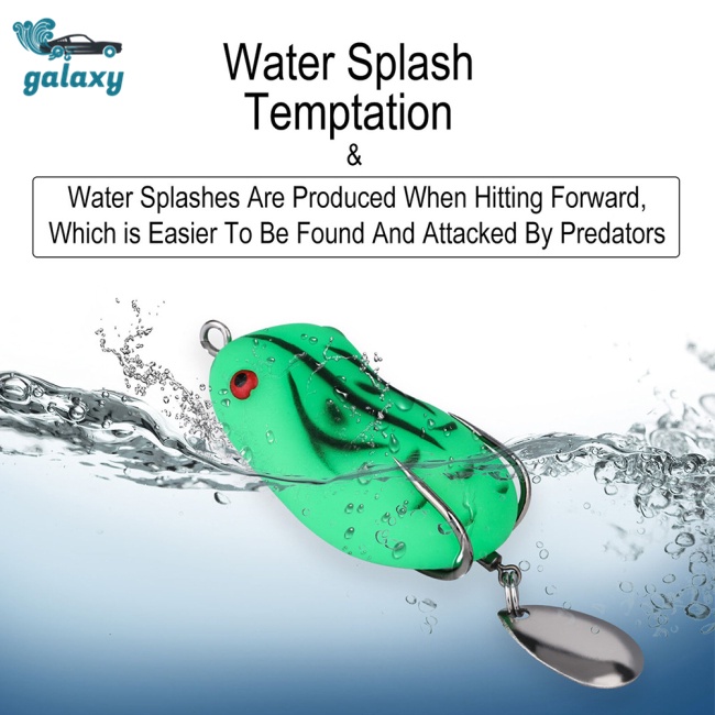 Galaxy Set 5 Mồi Giả Nhử Cá 8g / 14g Bằng Nhựa Mềm Gắn Kèm Móc Câu