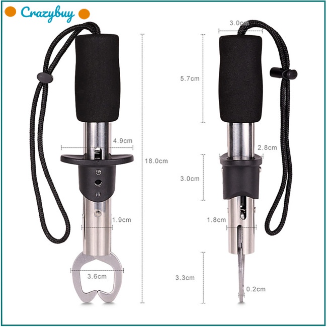 Cr Bộ Kìm Kẹp Gỡ Lưỡi Câu Cá Đa Năng Kèm Dây Chuyên Dụng