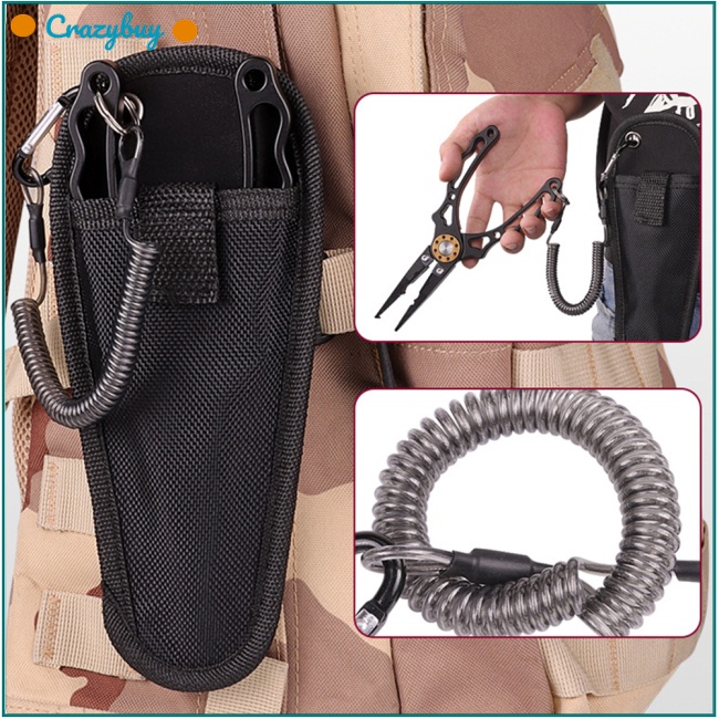 Cr Bộ Kìm Kẹp Gỡ Lưỡi Câu Cá Đa Năng Kèm Dây Chuyên Dụng