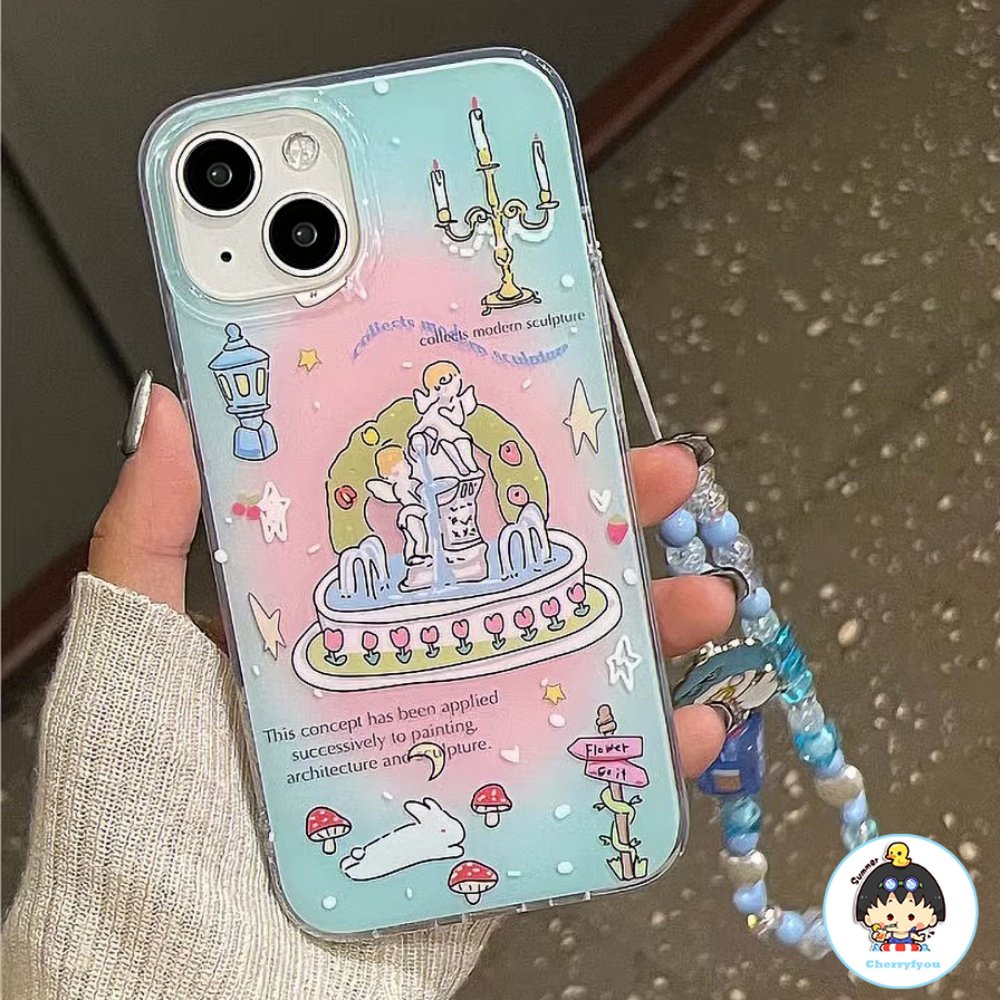 Ốp Điện Thoại TPU Dẻo Họa Tiết Hoạt Hình Cupid Dễ Thương Chống Bám Vân Tay / Rơi Cho IPhone 11 12 13 14 Pro Max