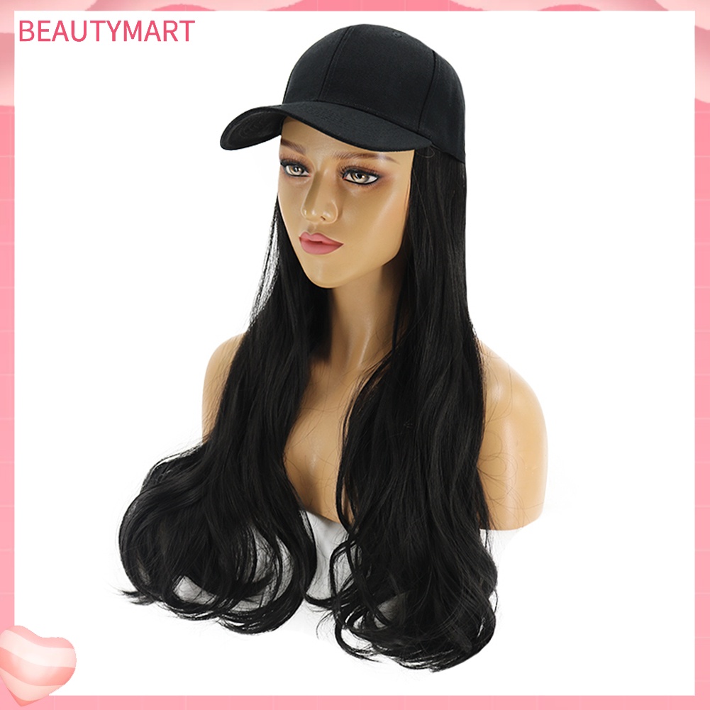 Tóc Giả Dài Xoăn Có Mũ Bằng Sợi Tổng Hợp Dành Cho Nữ