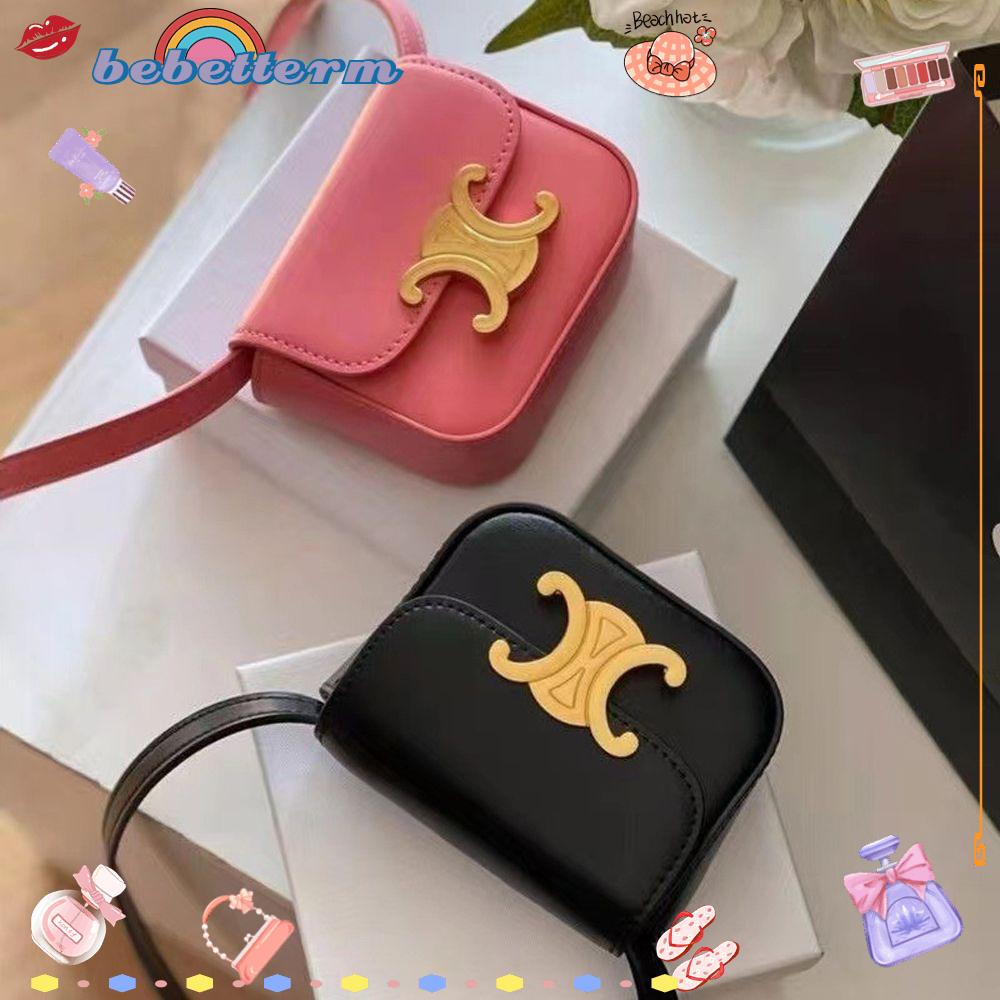 BEBETTERM Túi Đựng Tai Nghe Hình Vuông Nhỏ Nhắn Phong Cách Retro Dành Cho Nữ